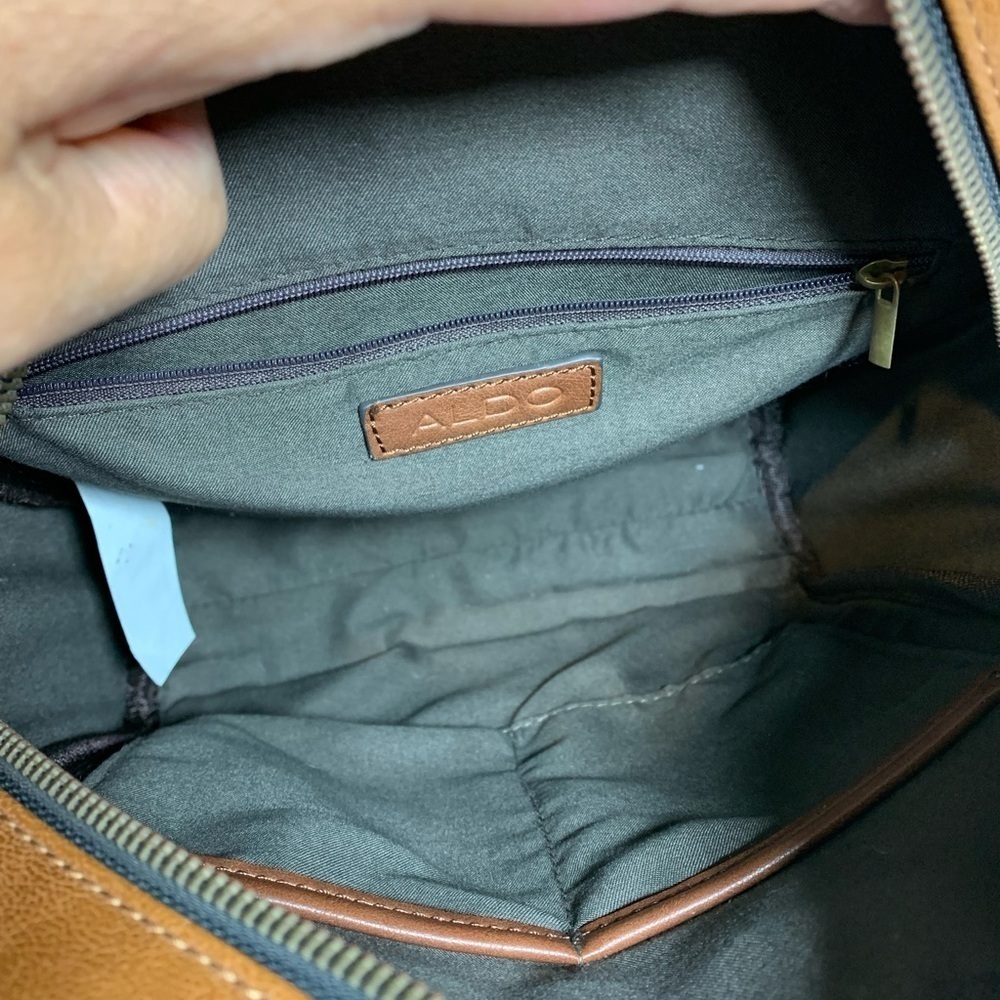 Aldo brown crossbody messenger bag - Picture 7 of 13